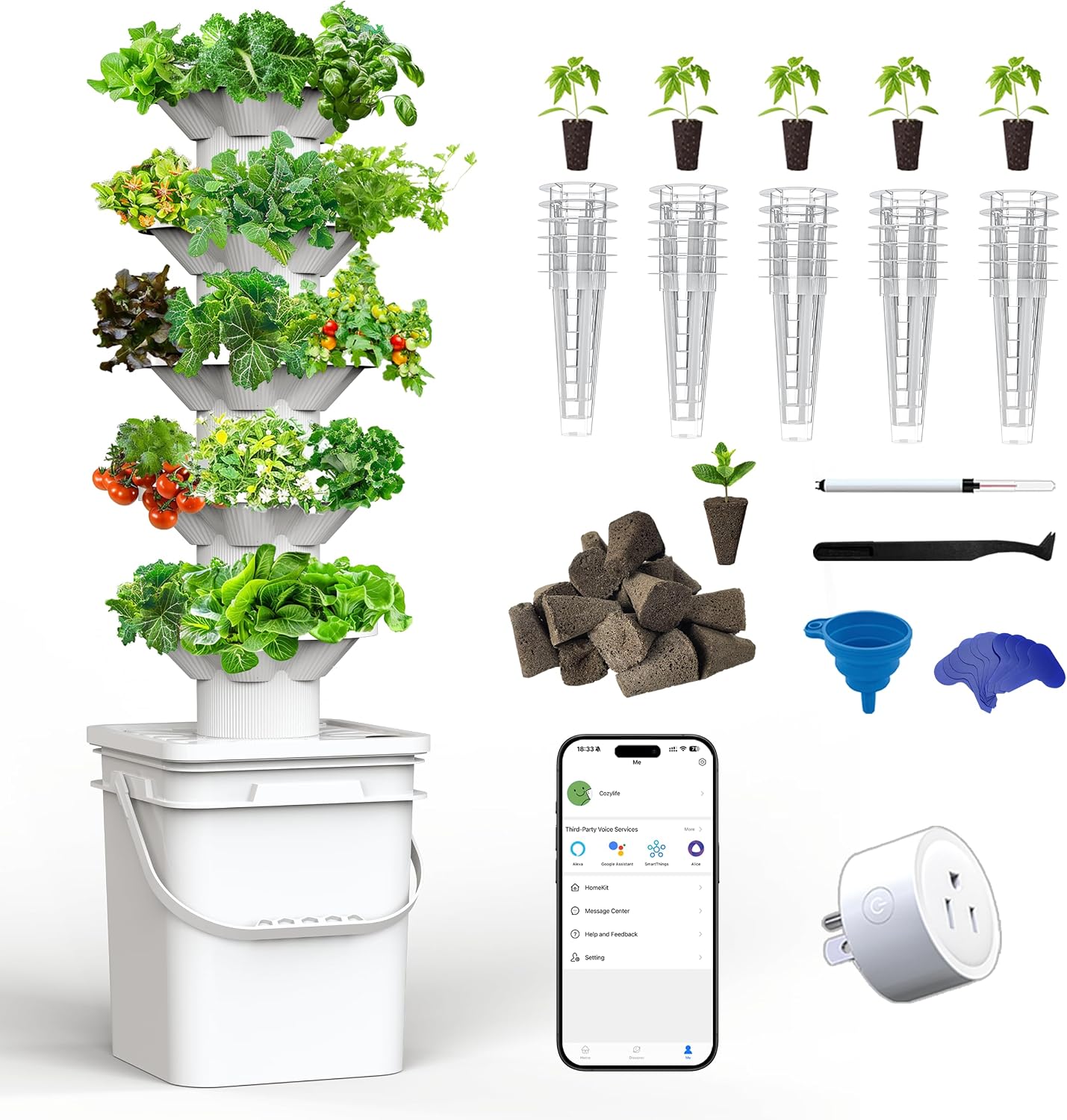 Hydroponic Kit - Kit Sistem Penanaman Hidroponik 5 Lapis
