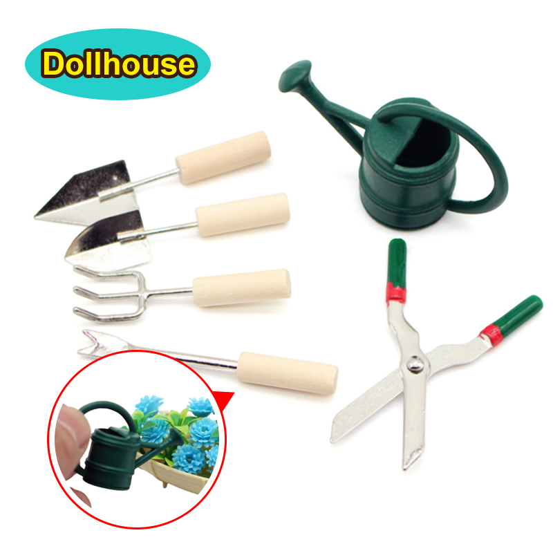 Watering Can - 1/12 Set Alat Berkebun Miniatur Rumah