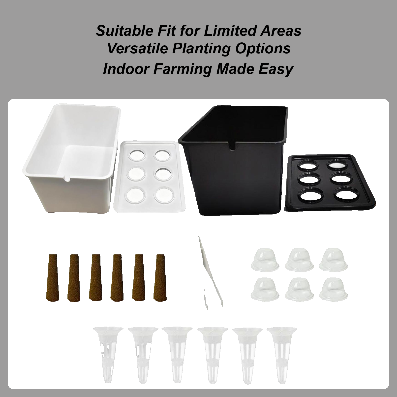 Hydroponic Kit - Perlengkapan Penanaman Hidroponik Ramah Pemula Sistem