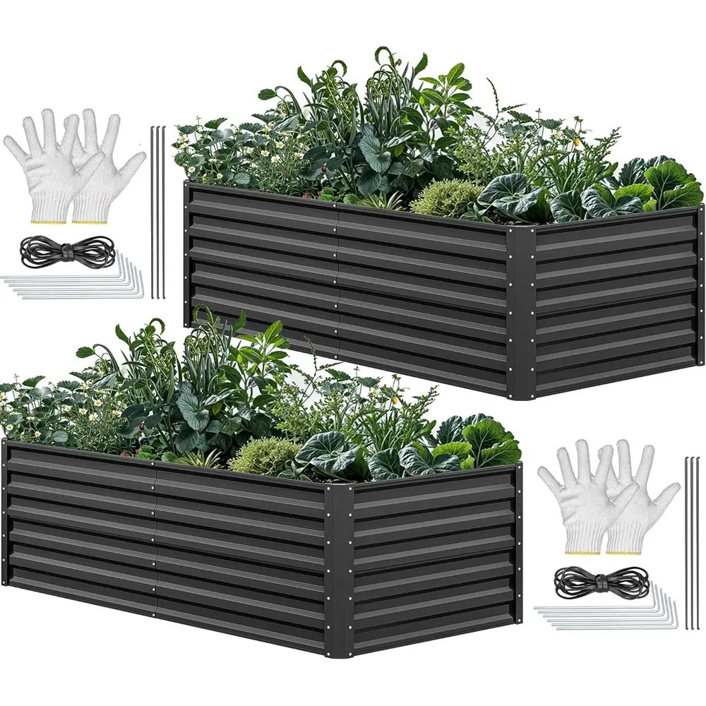 Garden Gloves - Kit Bedeng Tanaman Tinggi dari Logam