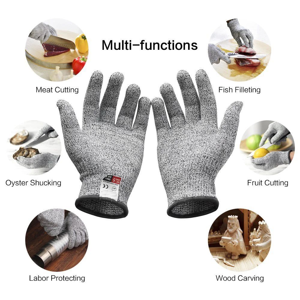Garden Gloves - Sarung Tangan Anti-Potong HPPE Level 5,