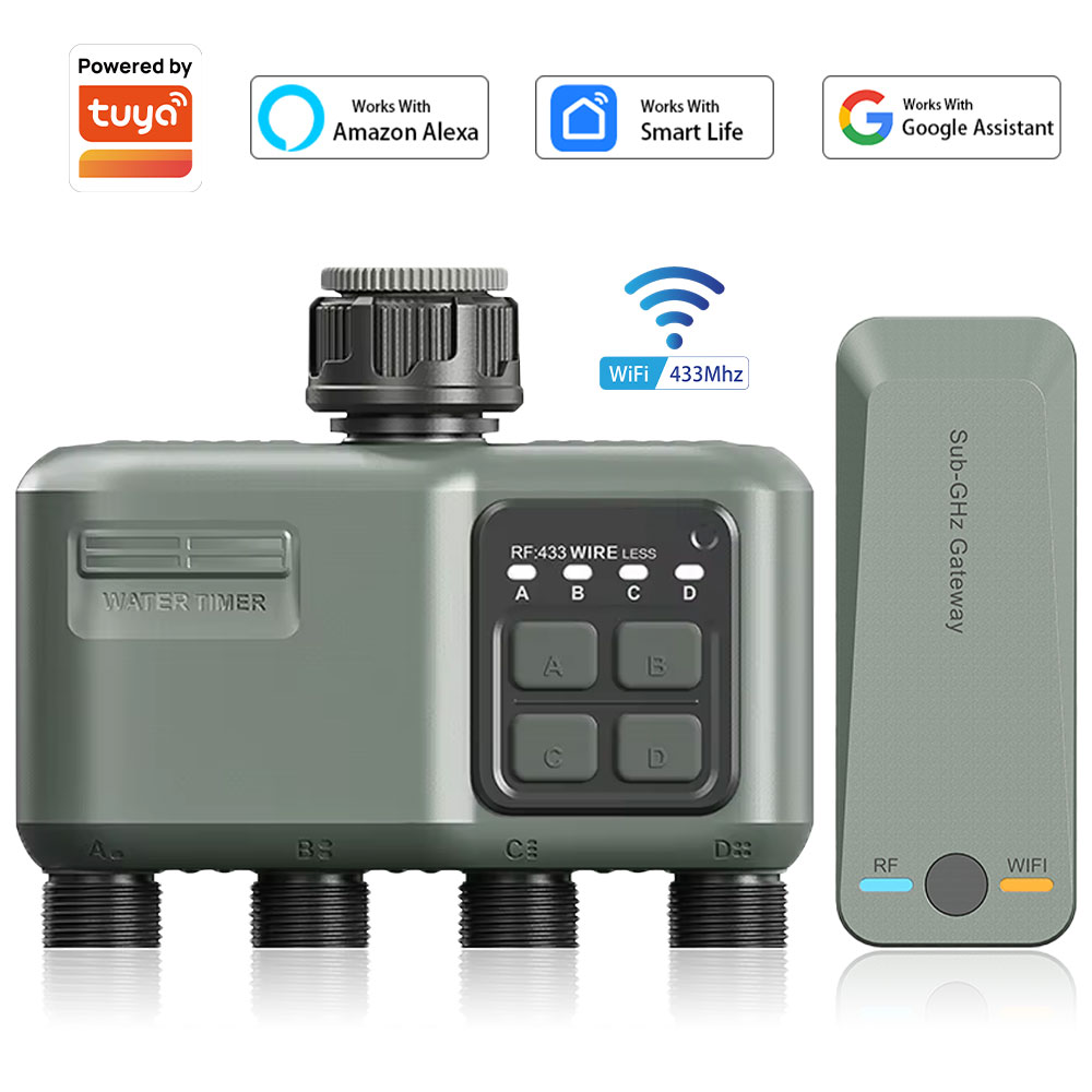 Trowel Garden Tools - Timer Air Digital 4 Outlet untuk