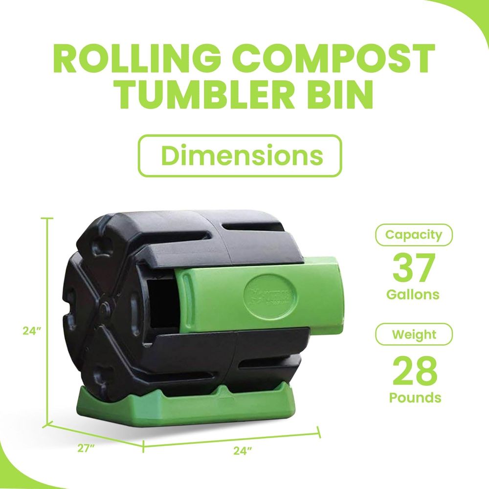 Tempat Kompos Putar Satu Ruang - Compost Bin ulasan dan harga