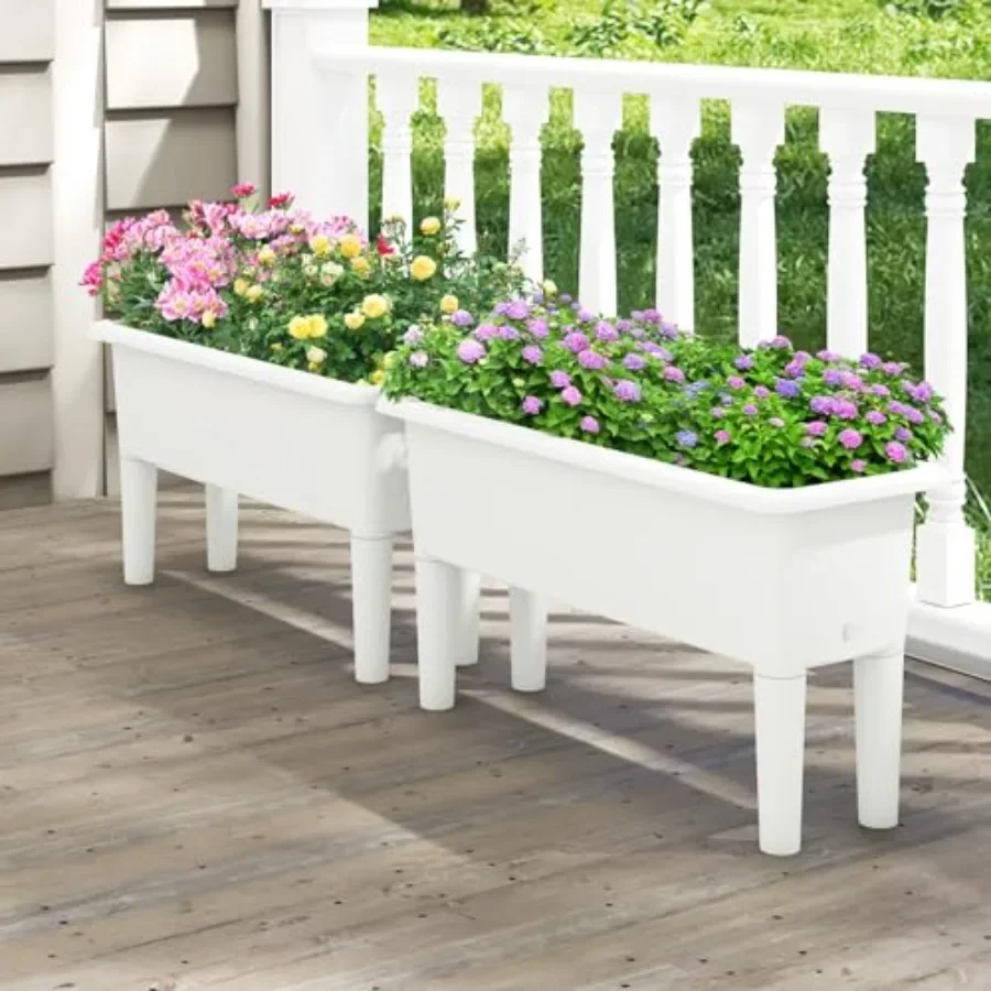 Set 2 Pot Tanaman Tinggi untuk - Self Watering Planter ulasan dan harga