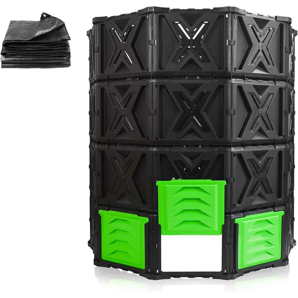 Tempat Kompos Luar Ruangan Uku - Compost Bin ulasan dan harga