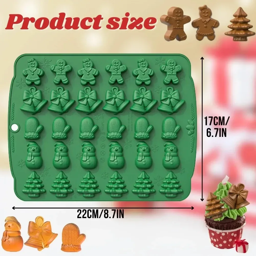Cetakan Coklat Silikon Natal S - Garden Gloves ulasan dan harga