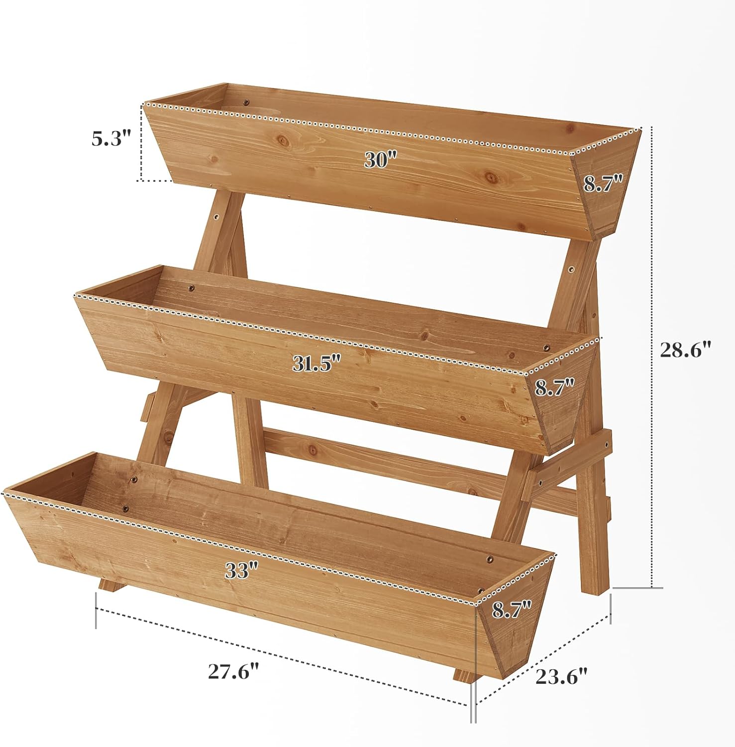 Kebun Vertikal 3 Tingkat denga - Raised Garden Bed ulasan dan harga