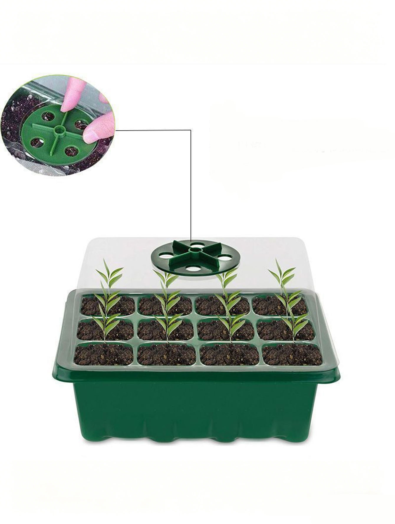 1/2pc Baki Bibit 6/12 Lubang,  - Seed Starter Tray ulasan dan harga
