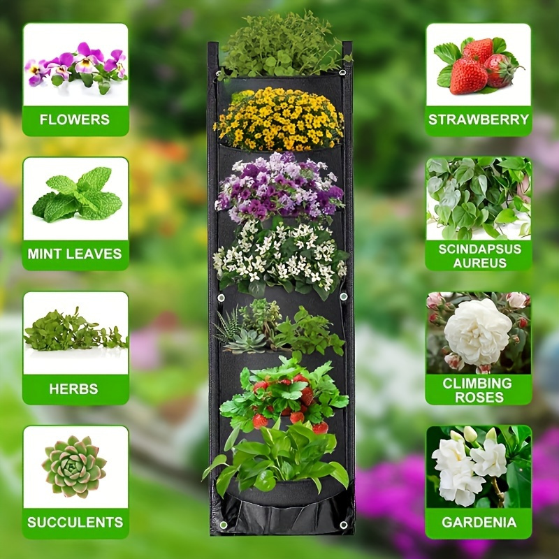 2Pcs Tas Tanam Gantung Dinding - Vertical Planter ulasan dan harga