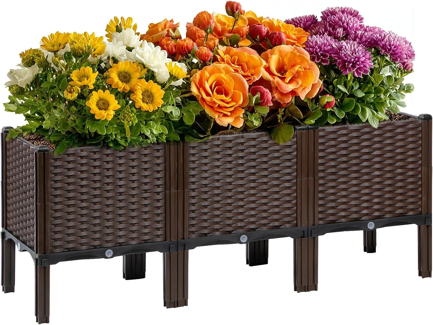 Pot Tanaman Rotan untuk Taman  - Self Watering Planter ulasan dan harga